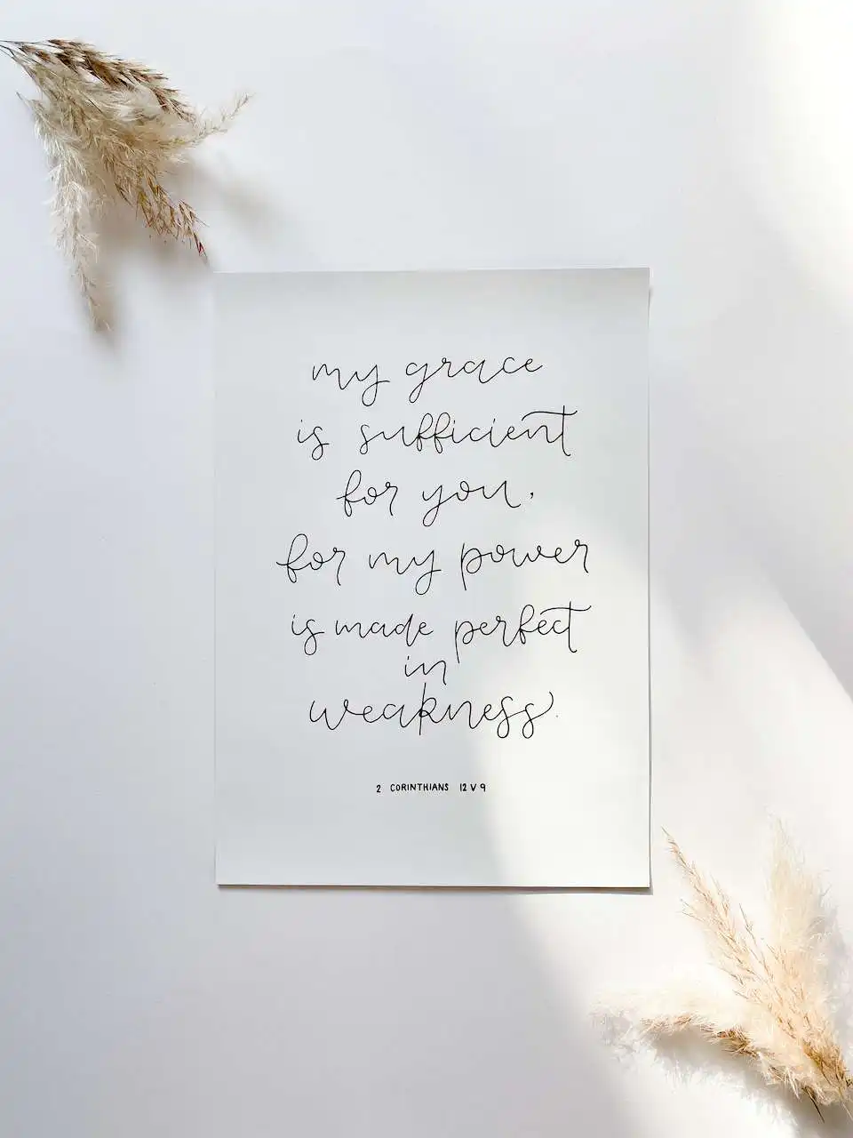 Glaubenszitat mit christlicher Botschaft für Inspiration und Motivation.