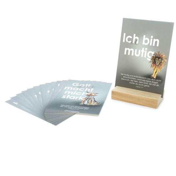 Motivationskarten mit geistlichen Sprüchen für Christen, Inspiration und Glaubensstärke.