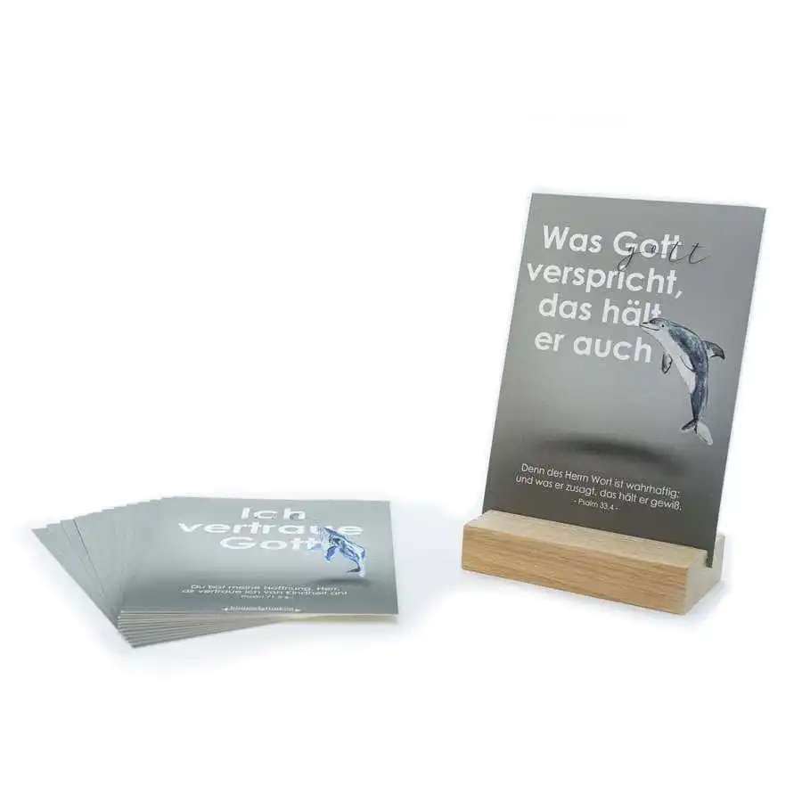 13er Mutmach-Kartenset VERTRAUEN 1 Glaubensbotschaften und christliche Karten auf Mookho.de - Christliche Marken, Bibelzitate, Glaubensposter.