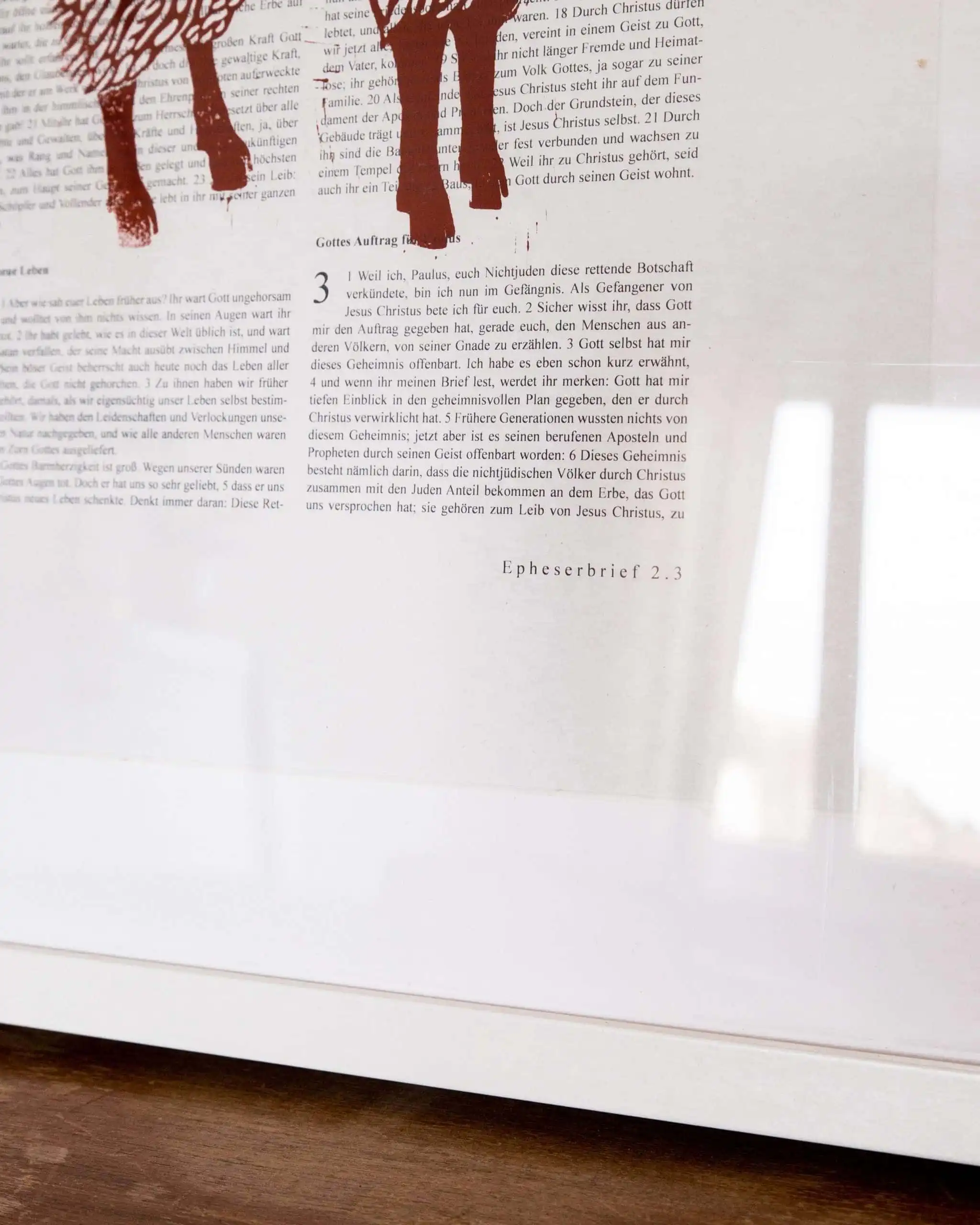 GERETTET . Die Bibel auf Art Prints . Kunstdruck A3 . Epheserbrief 3 Religiöse Literatur, christliche Bibelstellen, Glaube, christliche Marken, christliche Produkte, Marketplace für Christen.