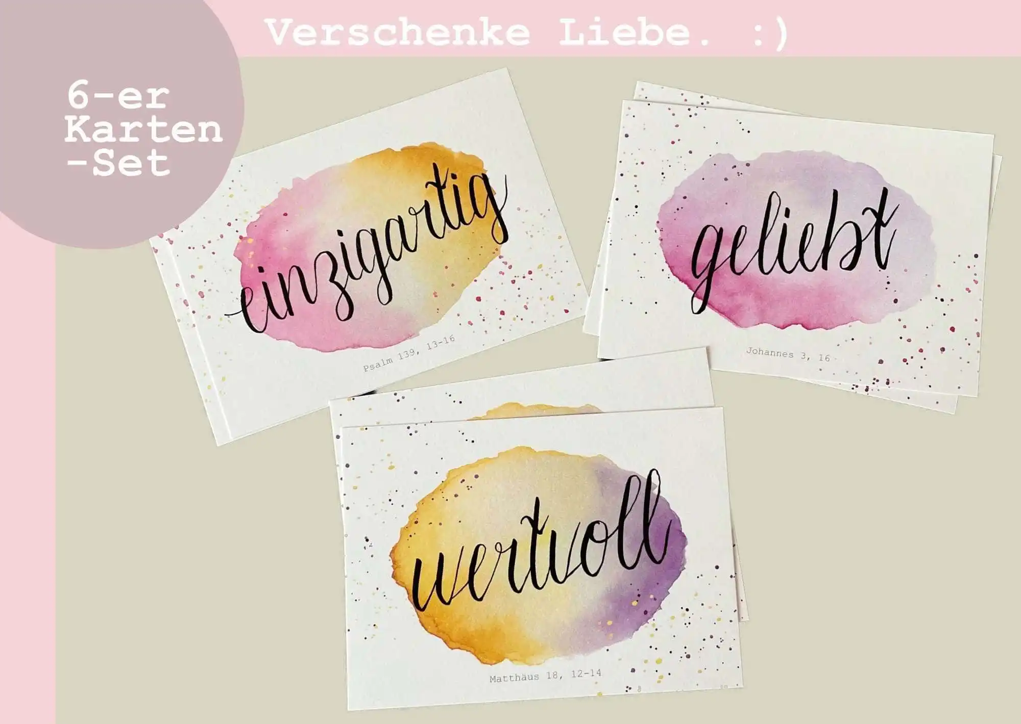 Einladungskarten mit christlichen Zitaten, christliche Grußkarten, christliches Design, christliche Geschenke, Bibelverse, christliche Botschaft.