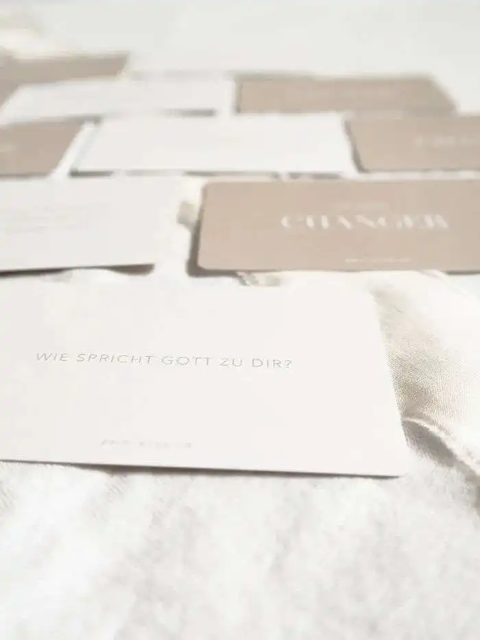 Kartenspiel – The Game Changer 4 Spirituelle Karten für christlichen Glauben, Gebets- und Inspirationstools.