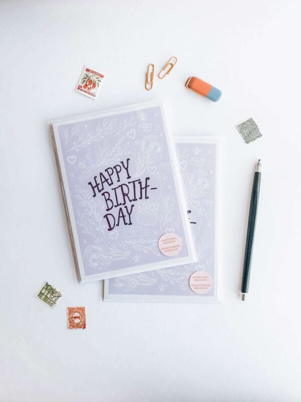 _handgemachte christliche Grußkarte mit Versen, ökologische Verpackung, religiöse Geschenkideen.