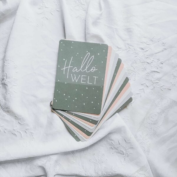 Handgefertigte christliche Grußkarten mit deutschem Design, ideal für religiöse Anlässe.