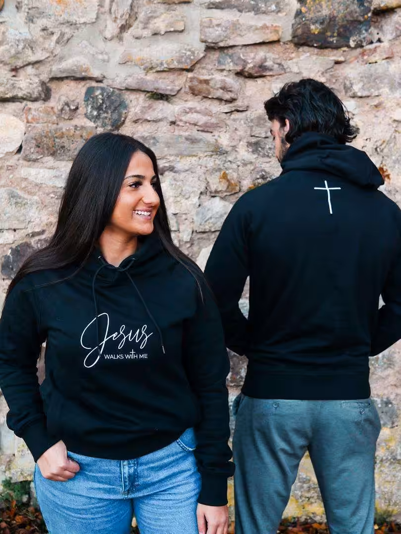 Glaube kapu mit christlichem Jesus-Motiv für Damen und Herren.