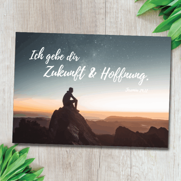 Himmlische christliche Motiv Wanddekoration mit Bibelvers auf Leinwand.