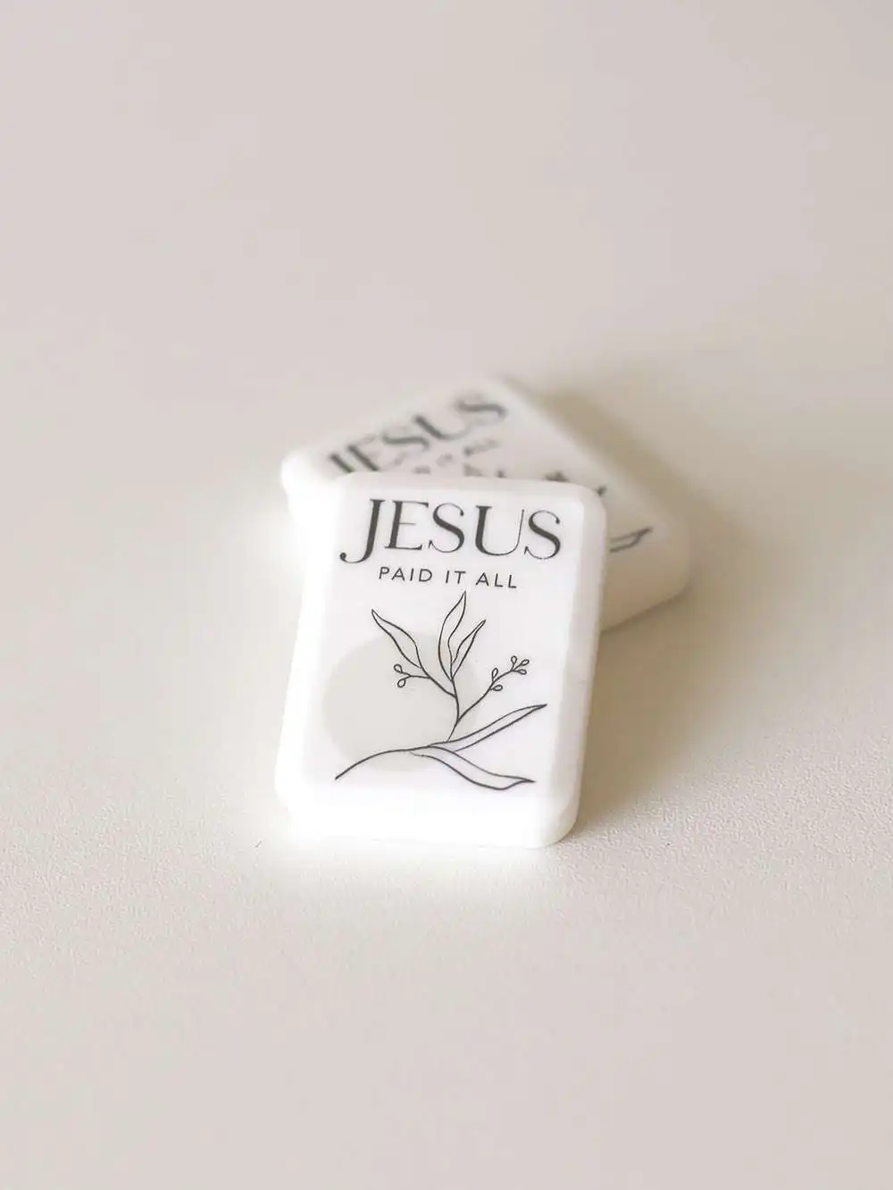 Glaube, christliche Marken, biblische Symbole, christliches Geschenk, Jesus, religiöse Werbung.