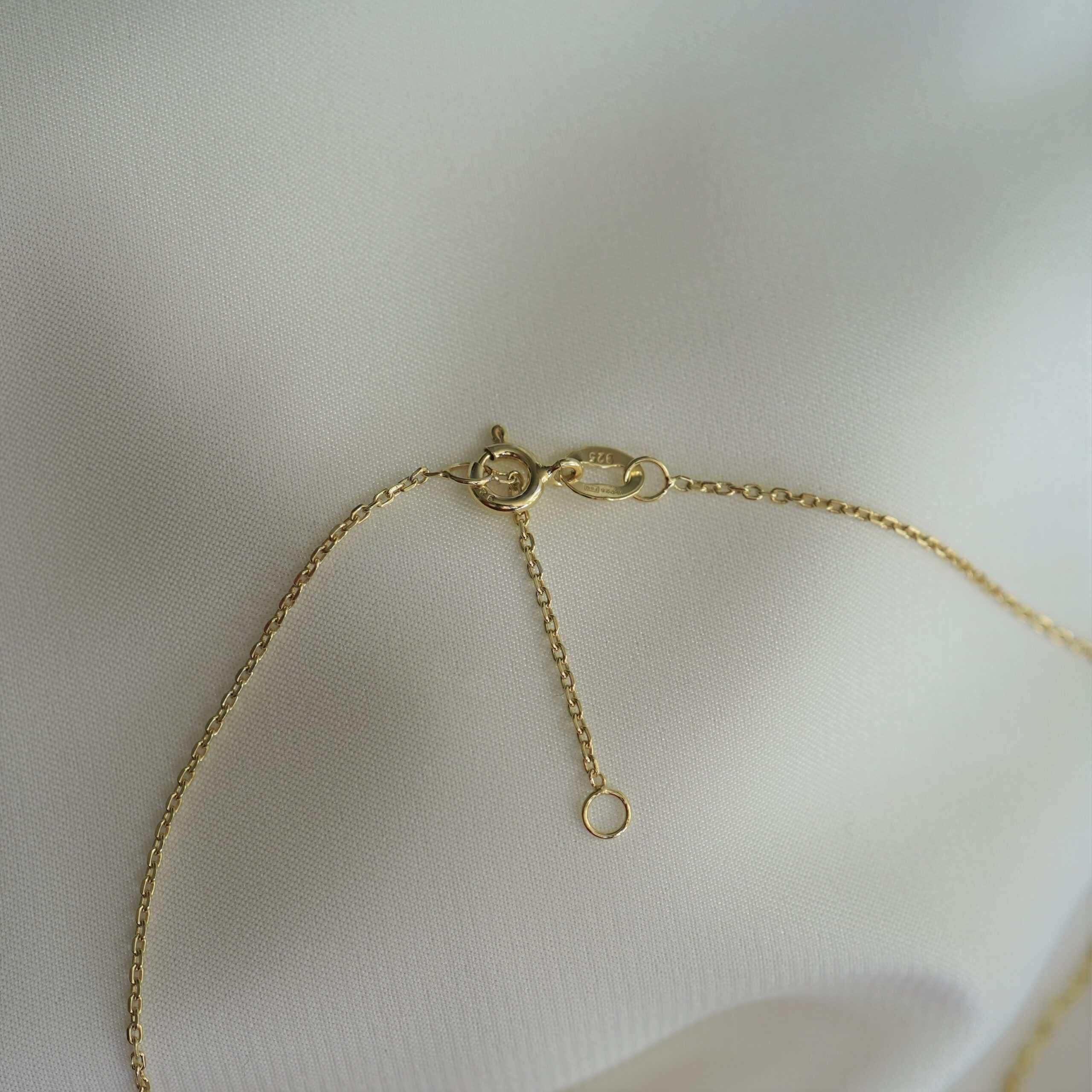 Endless Love | Christliche Kette – 925 Sterling Silber vergoldet – 42cm Länge – gold/roségold/silber 4 Feiner goldener Schmuck mit christlicher Symbolik, spiritueller Geschenkartikel.