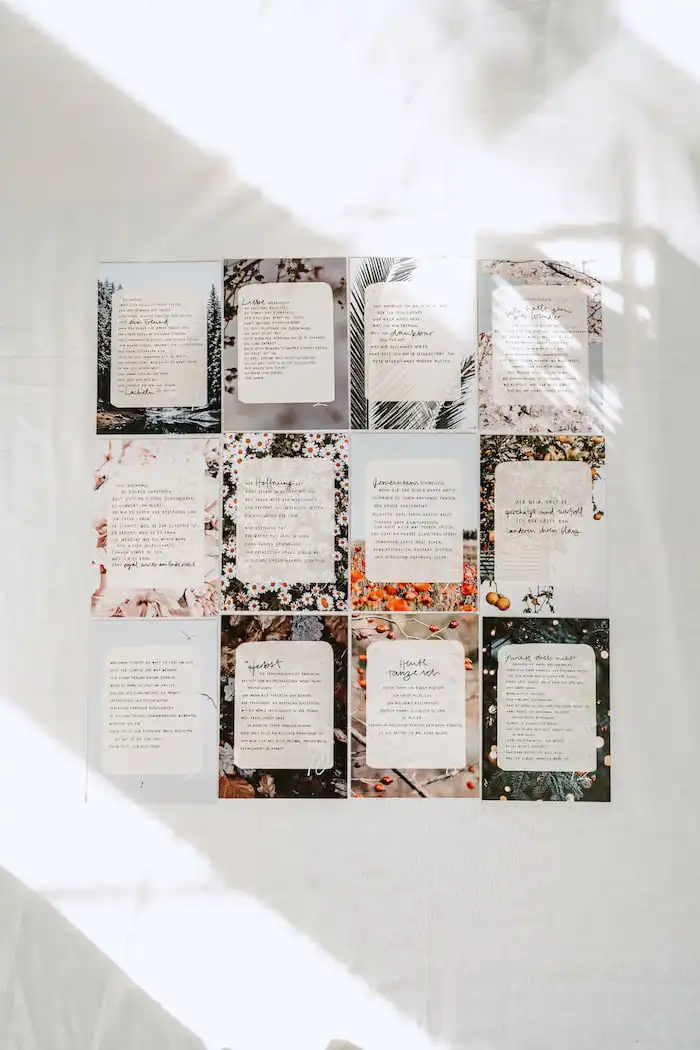 Mutmacher KALENDER DIN A5 auf Klemmbrett ohne Kalendarium l Ewiger Kalender 5 Naturinspirierte christliche Grußkarten auf Mookho.de – Online-Marktplatz für Glaubensprodukte.