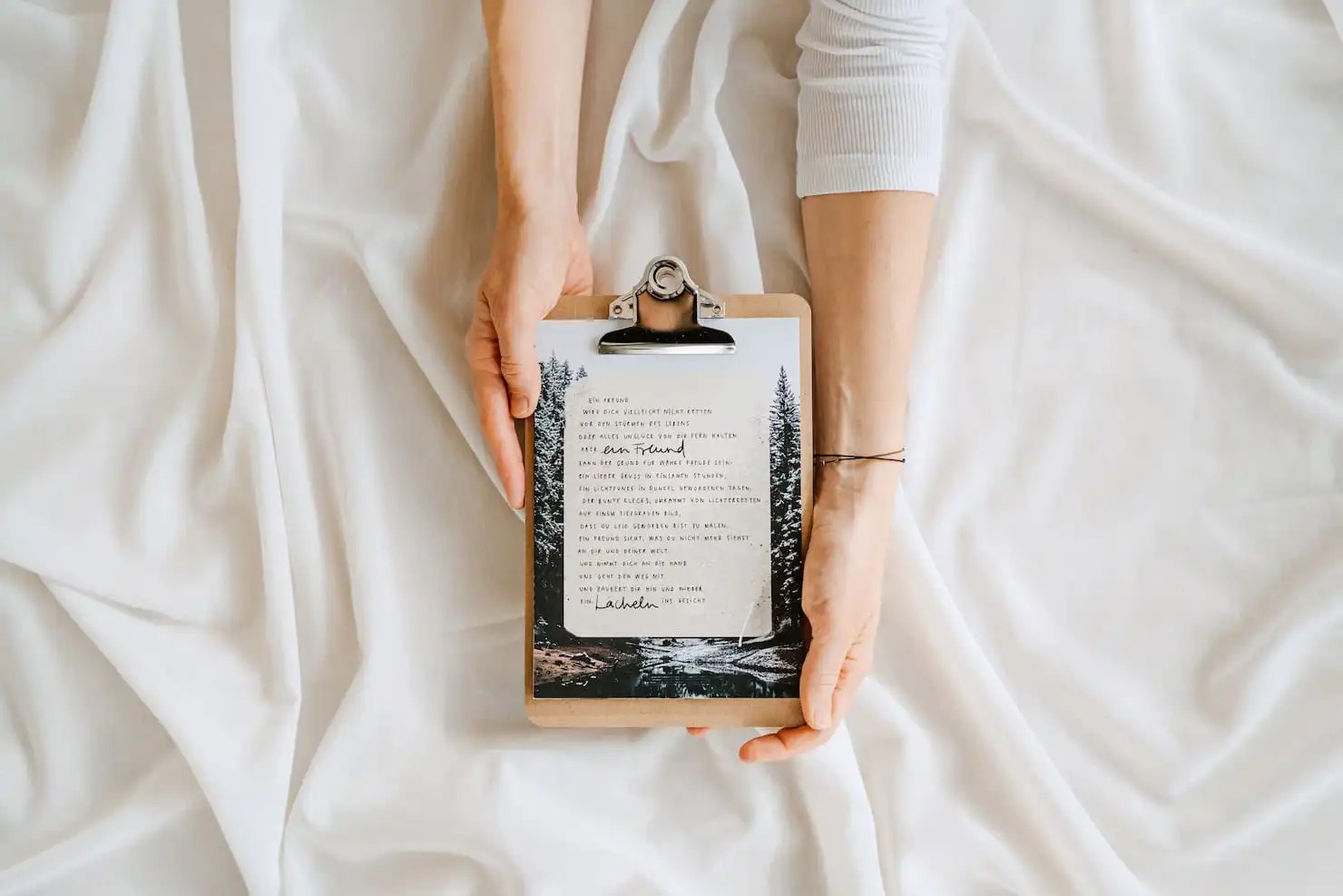 Mutmacher KALENDER DIN A5 auf Klemmbrett ohne Kalendarium l Ewiger Kalender 2 Spiritueller Schreibblock mit Naturmotiv, christliche Inspiration, Gebet, Glaube, Gebetbüro.