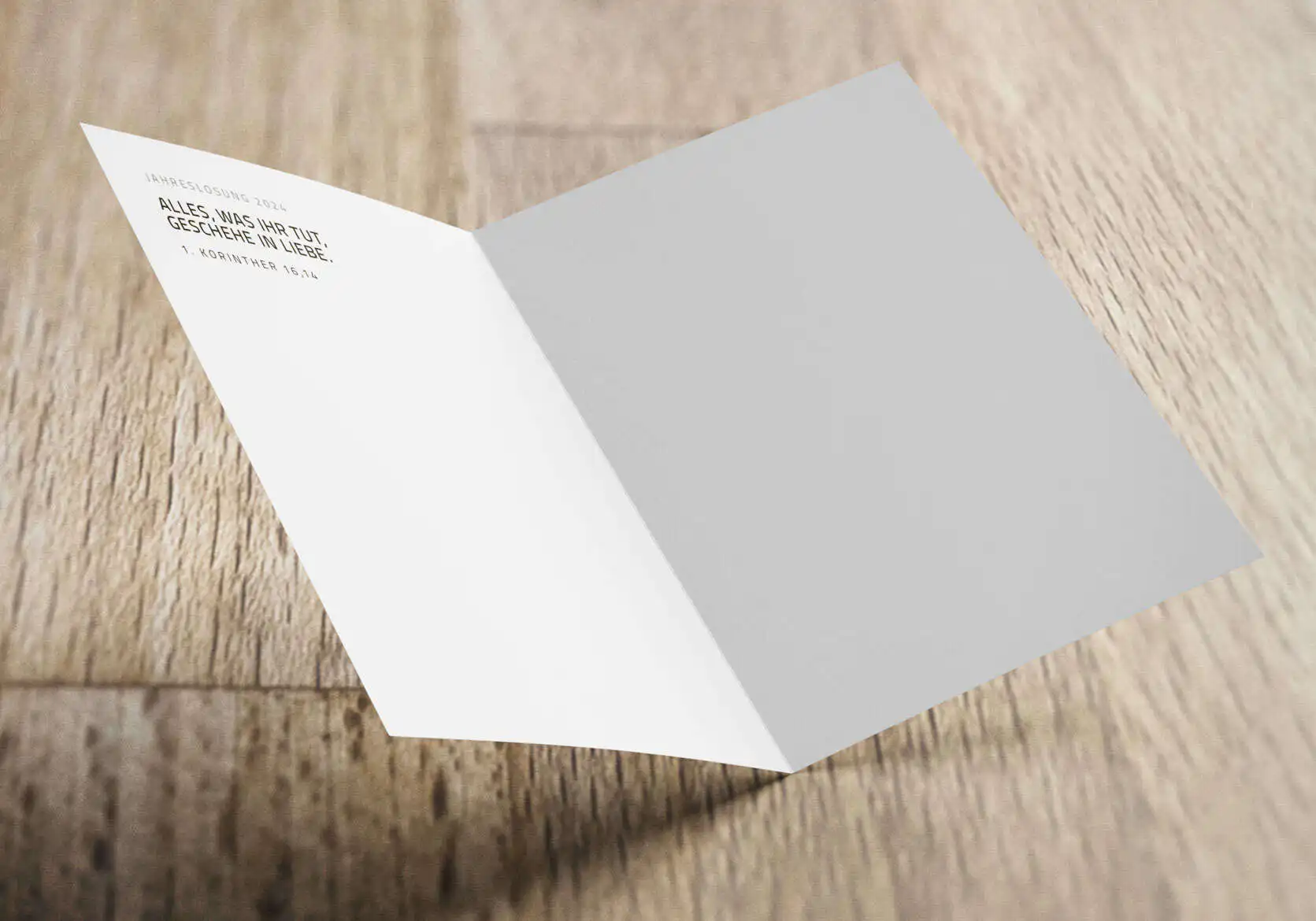 Christliche Grußkarte mit Bibelvers Liebe, Glaube, Hoffnung, Geschenk, religiös, mookho.de.