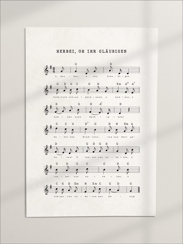 Gotteslob-Lied: Herbei, oh Ihr Gläubigen, christliche Kirchenmusik, geistliche Musik.