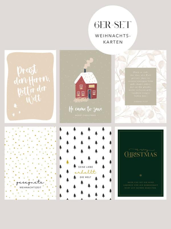 V.f.: Weihnachtskarten für Christen online kaufen.