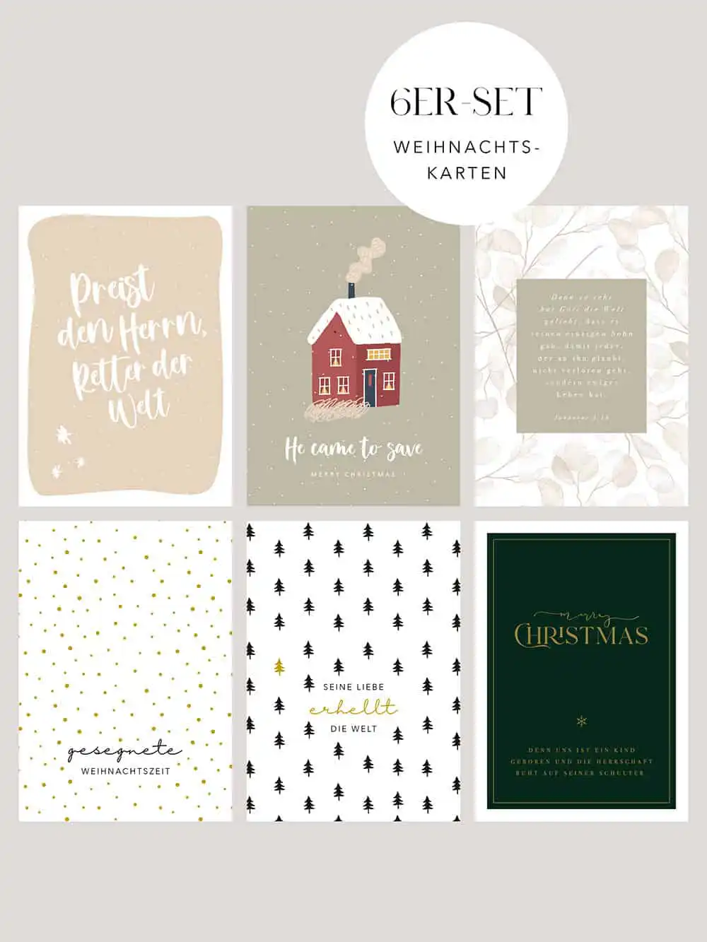 V.f.: Weihnachtskarten für Christen online kaufen.