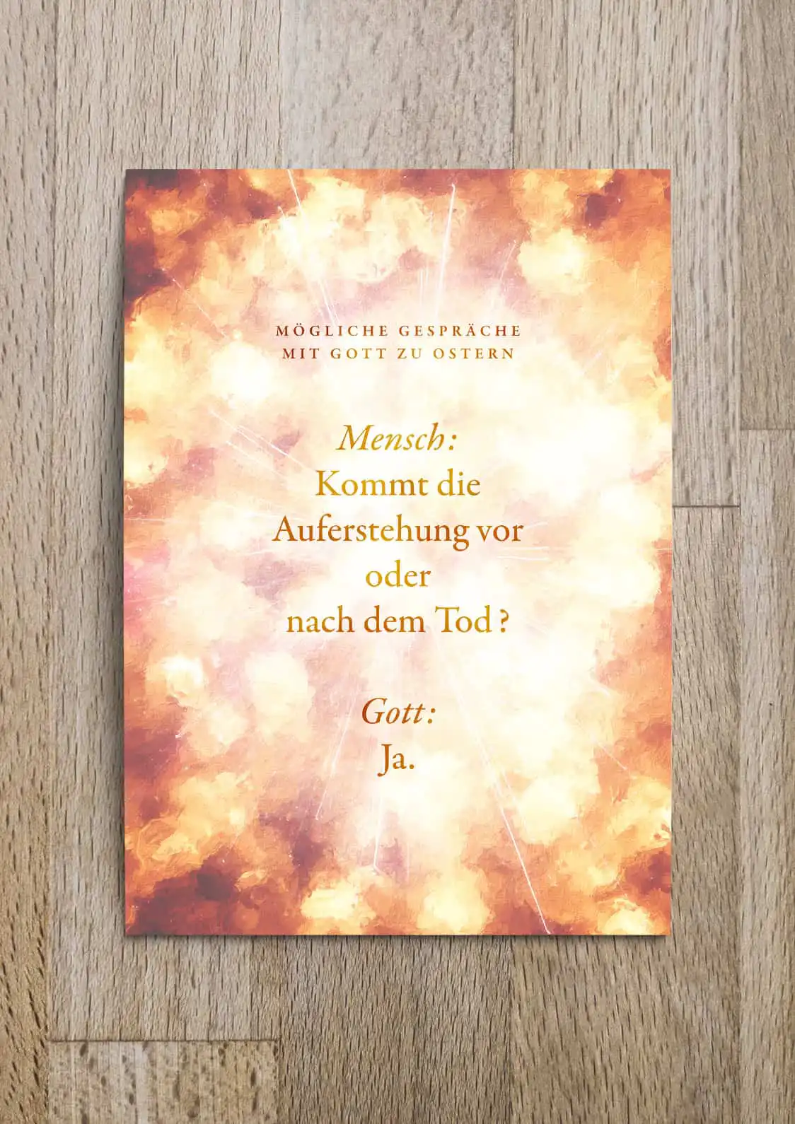 Osterkarten Super-Set: 5 verschiedene Motive 4 Himmlische Osterkarte mit Bibelvers und Neugestaltung für christliches Geschenk.