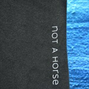 not a horse – Women Top Logo detail side