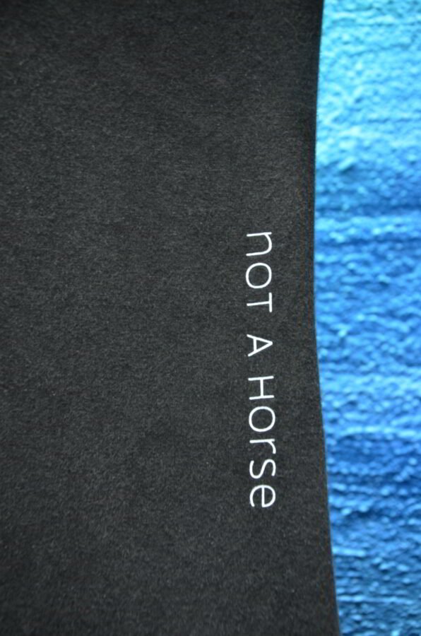 not a horse – Women Top Logo detail side