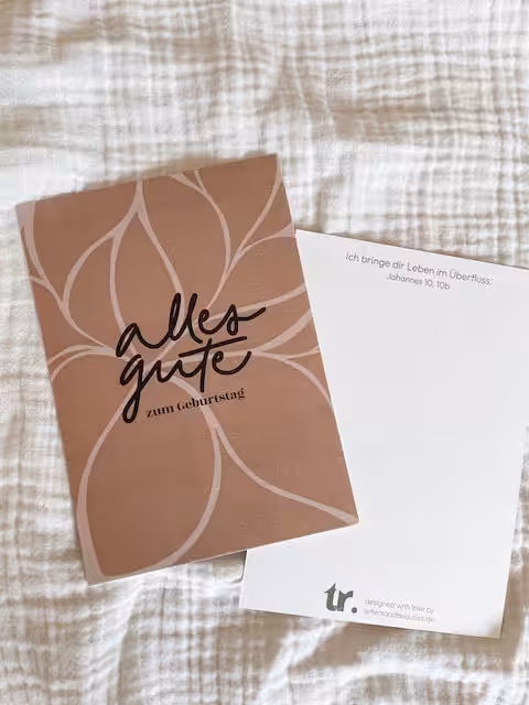 Postkarten alles Gute im 3-er Set 3 Prosperierende christliche Grußkarte zum Geburtstag, Glaube und Segnung.