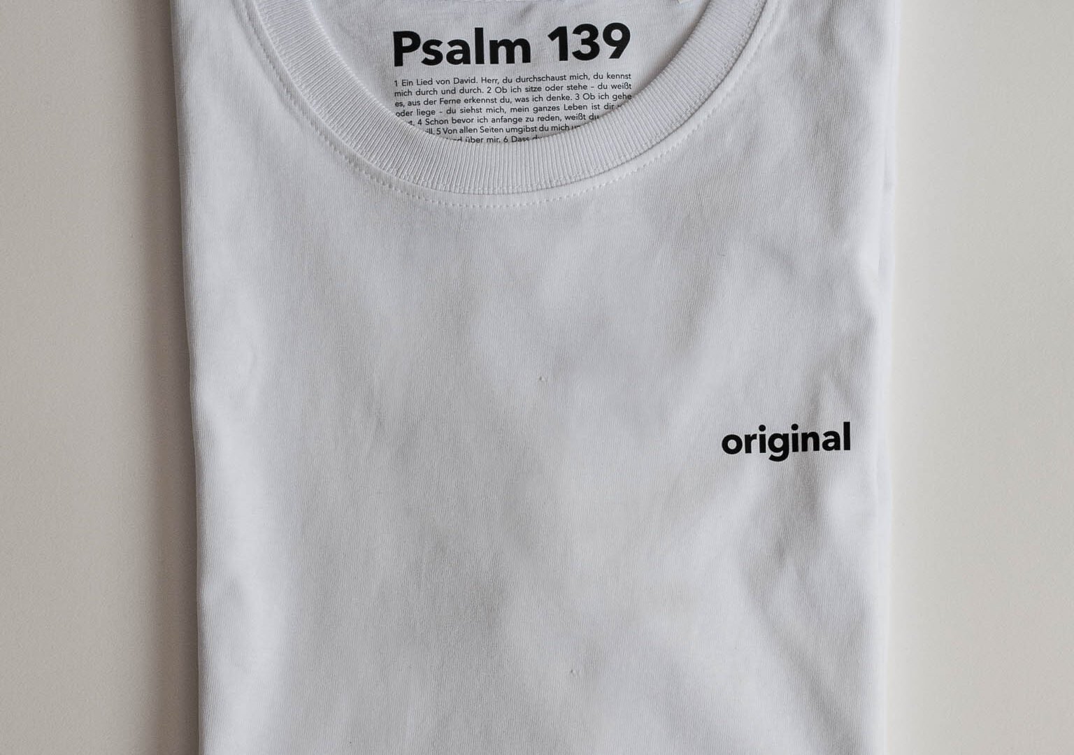 original / tshirt / psalm 139