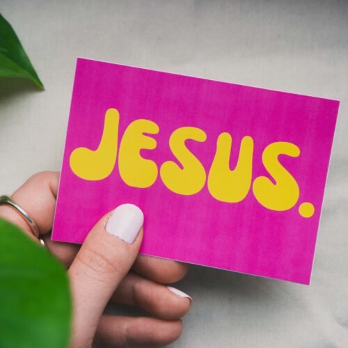 christliches Produkt 10 Sticker - JESUS