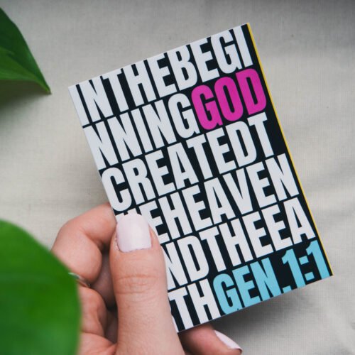 christliches Produkt 10 Sticker - GOD CREATED HEAVEN AND EARTH