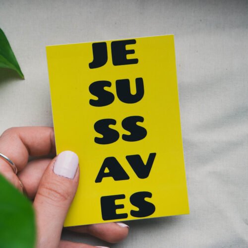 christliches Produkt 10 Sticker - JESUS SAVES