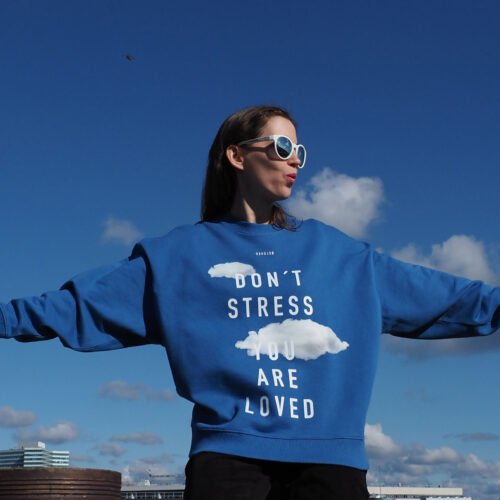 christliche Kleidung BELOVED | Unisex Sweatshirt | Don´t Stress | Fairwear Qualität mookho