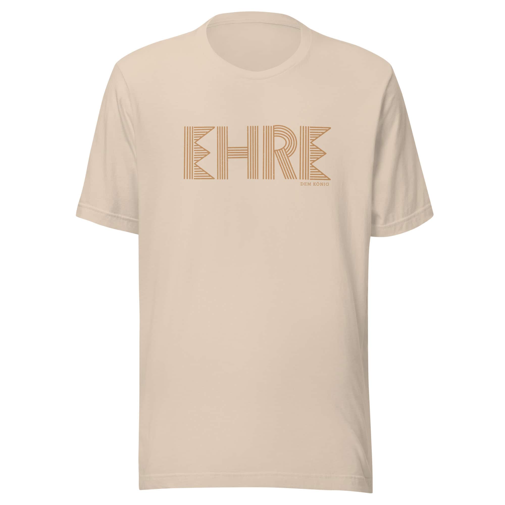 Shirt Ehre dem König 4 Hochwertiges christliches T-Shirt mit KKHR-Design, religiöse Mode, Glauben.