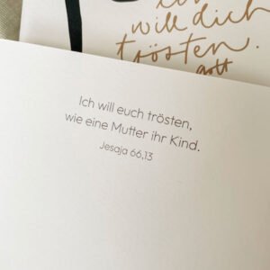 Trauerkarte, Trost, Beerdigung, Beileidskarte