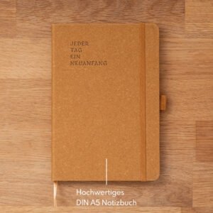 Christliches Notizbuch Jeder Tag ein Neuanfang