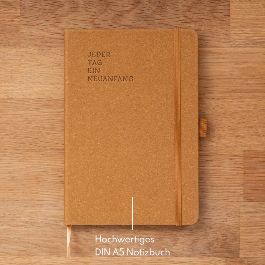 Christliches Notizbuch Jeder Tag ein Neuanfang
