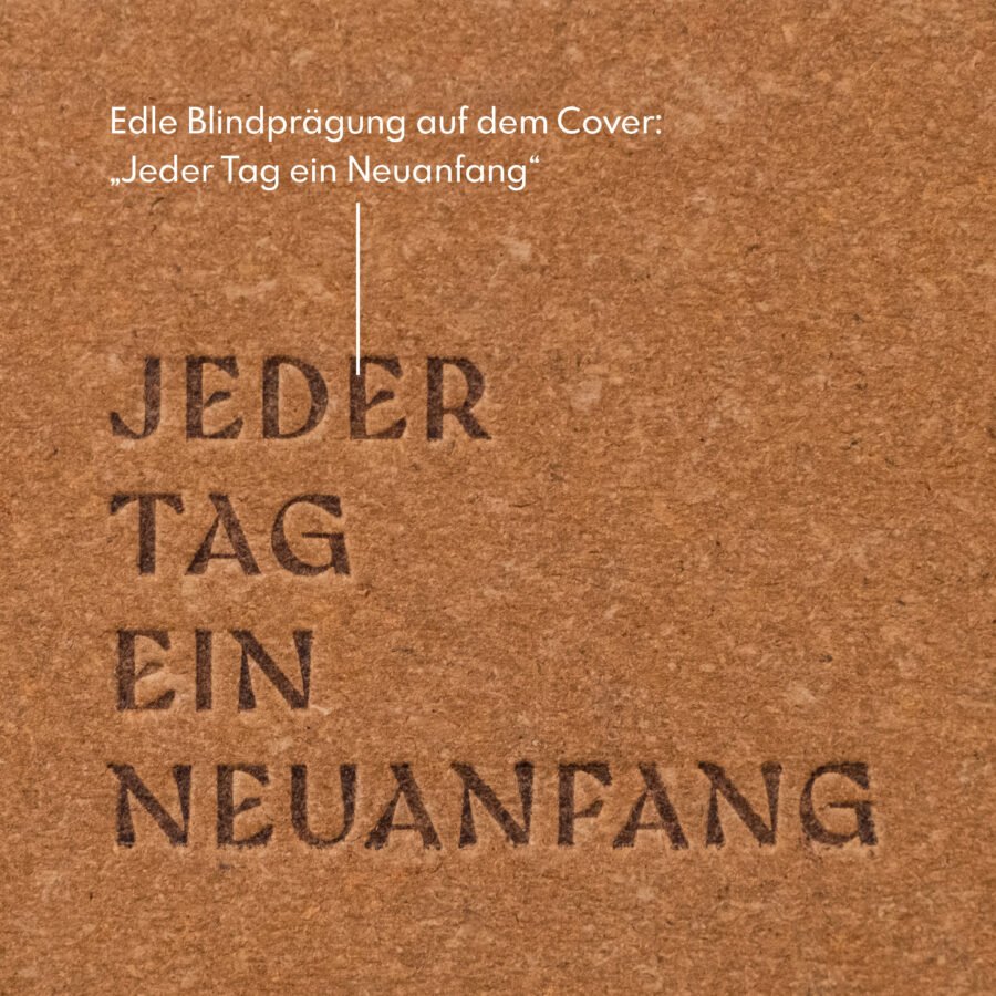 Christliches Notizbuch Jeder Tag ein Neuanfang