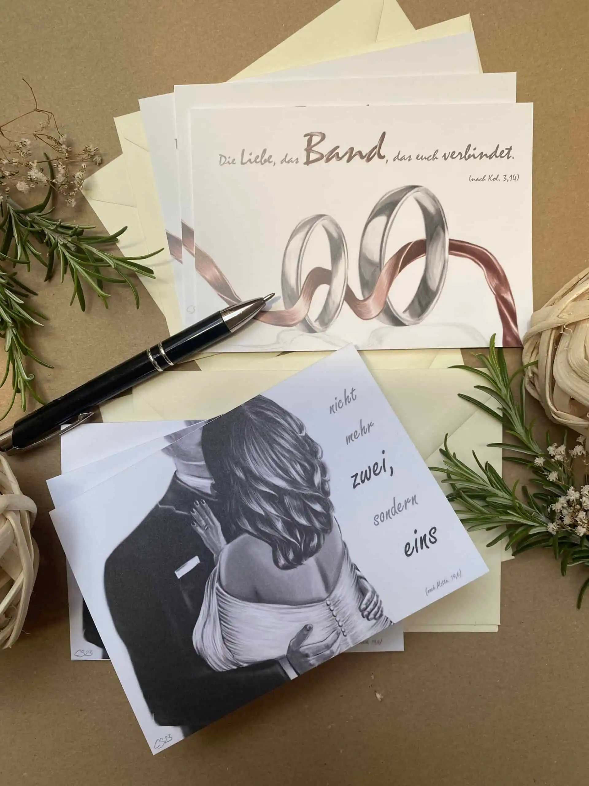 Inspirierende christliche Grußkarten mit Bibelversen – Mookho.de Marktplatz für christliche Marken.