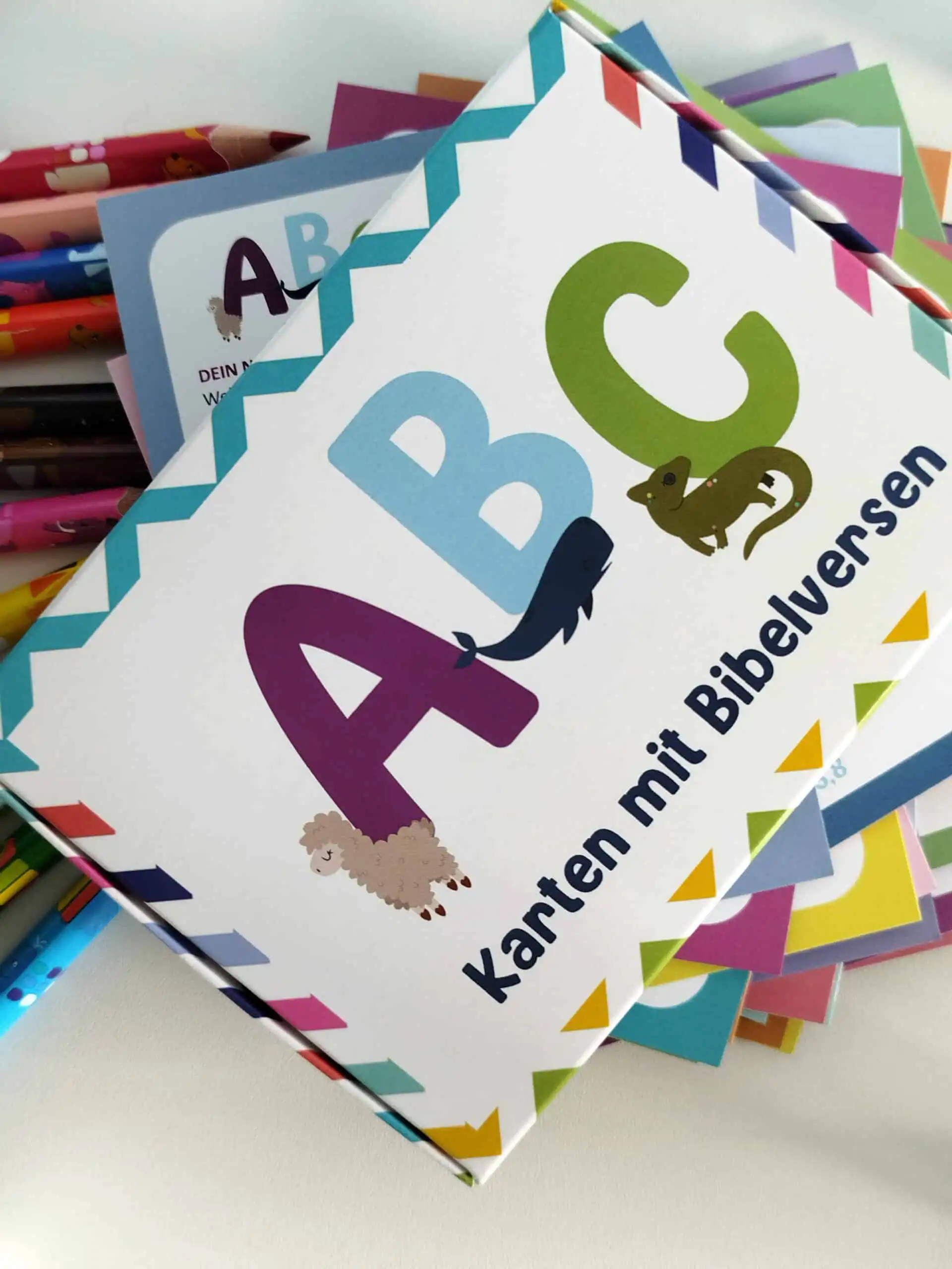 .bibelkarten für Kinder - Bibelverse, Bastelmaterial, christliches Spielzeug, christliche Karten.