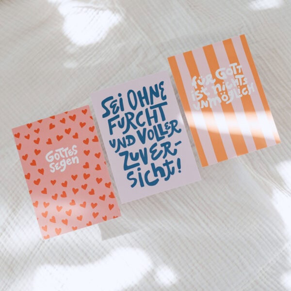 Gottes Segen, christliche Botschaften, christliche Karten, Glaube und Vertrauen, christliche Sprüche.