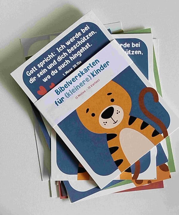 Bibelkartenset für kleine Kinder mit Motiven, christliche Kinderbibelkarten, christliche Bibelspiele.