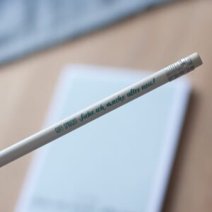 Schreibset zur Jahreslosung 2026 mit Notizblock und Bleistift, christliches Geschenk mit Bibelvers Offenbarung 21,5