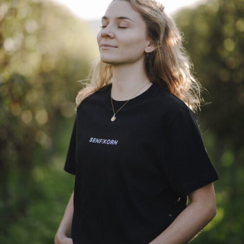 christliche Kleidung T-Shirt SENKORN black | Unisex SENFKORN