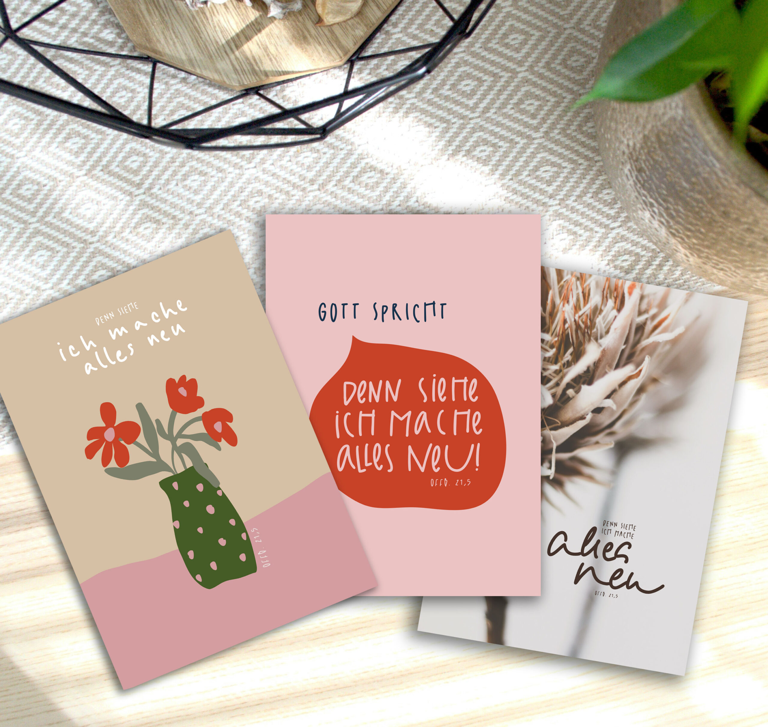 Postkarten zur Jahreslosung 2026, Gott macht alles neu