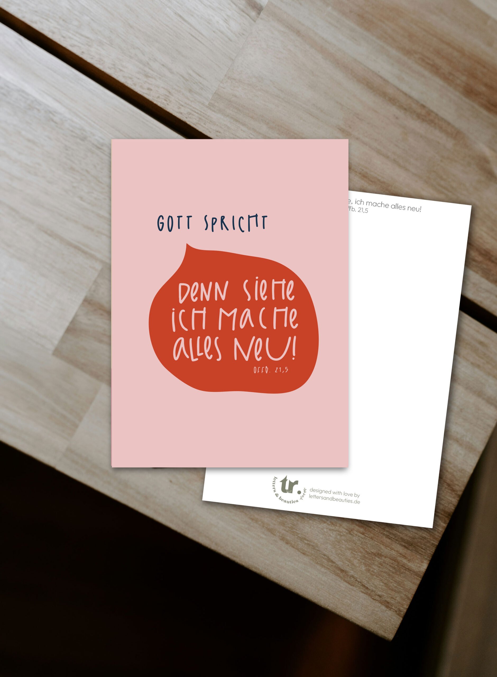 Postkarten Zur Jahreslosung 2026, Gott Macht Alles Neu