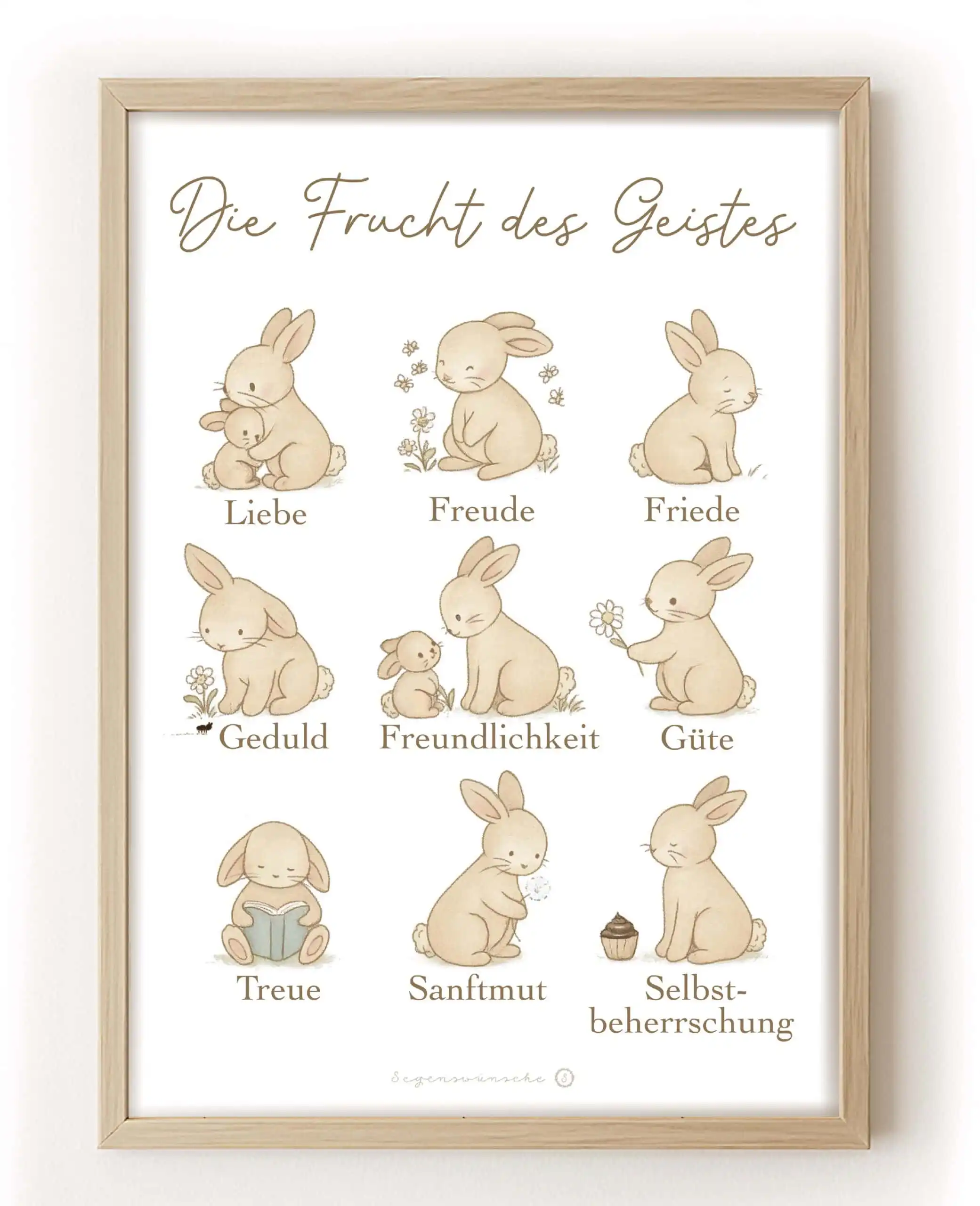 Liebevolle Illustration bist euch christliche Werte und Glauben.