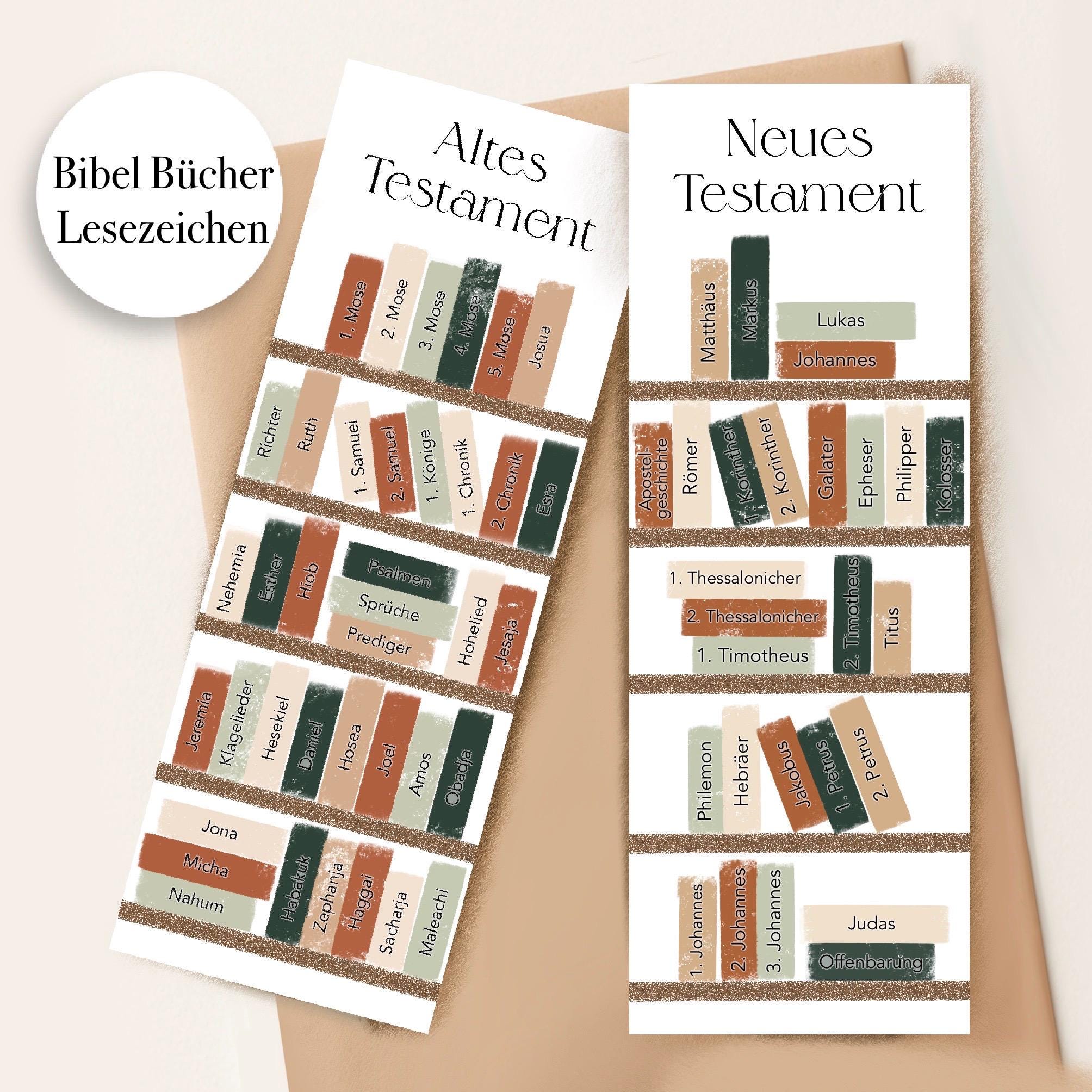 Lesezeichen Bücher Der Bibel, Christliches Geschenk Weihnachtsgeschenk Christliche Karte