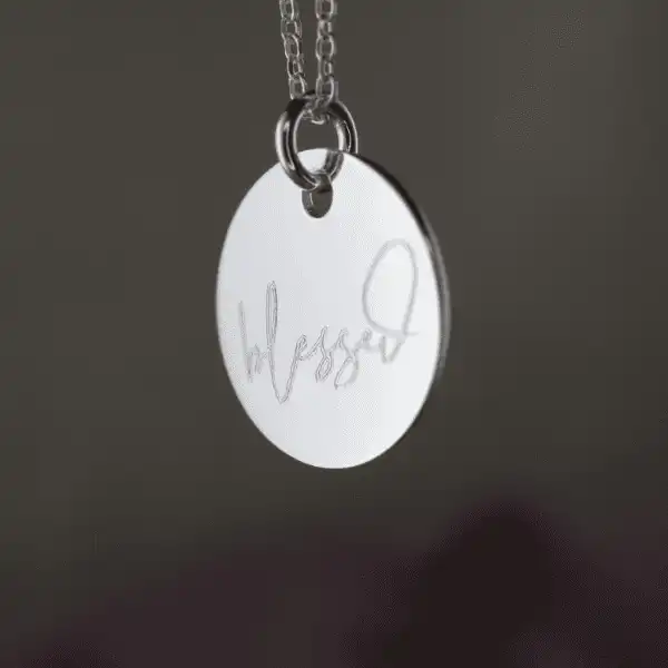 Glaube Anhänger mit Christlichem Schriftzug für christliche Schmuck und Accessoires.