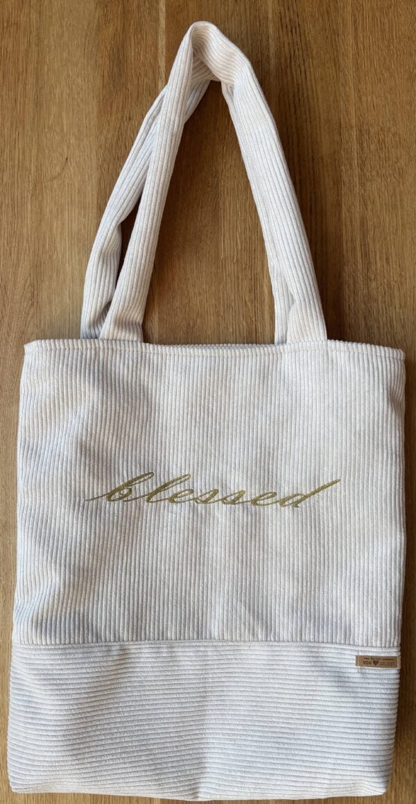 Stoffbeutel mit Engelsanhänger, nachhaltiger Bibelvers, christlicher Markt, Mookho.de.