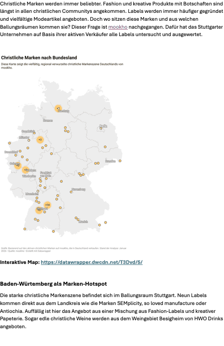 Gebetskarte mit Deutschlandkarte, christliche Marken, religiöse Symbole, spirituelle Inspiration.