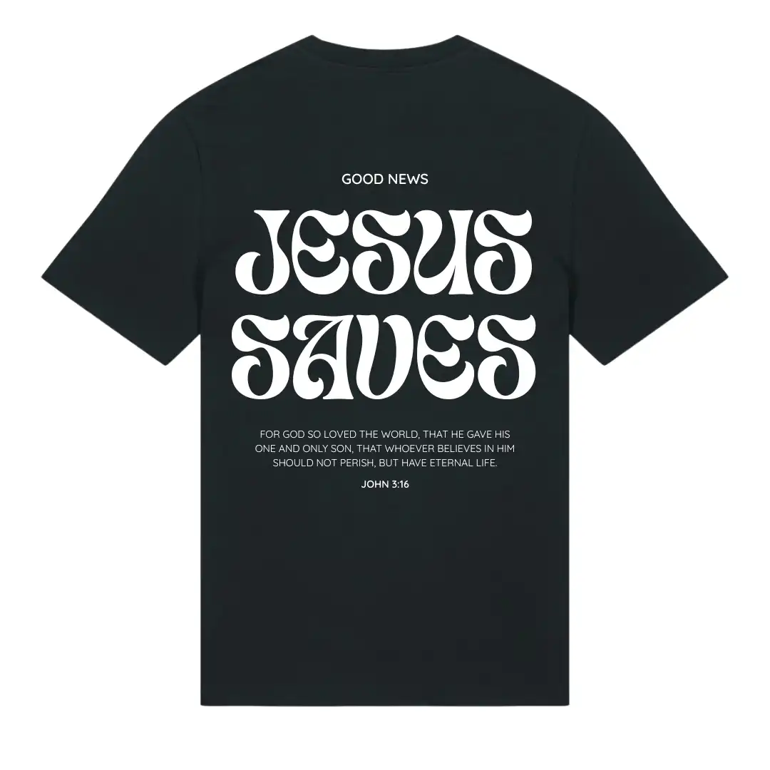 T-Shirt JESUS SAVES 3 T-Shirt JESUS SAVES – Bild 3