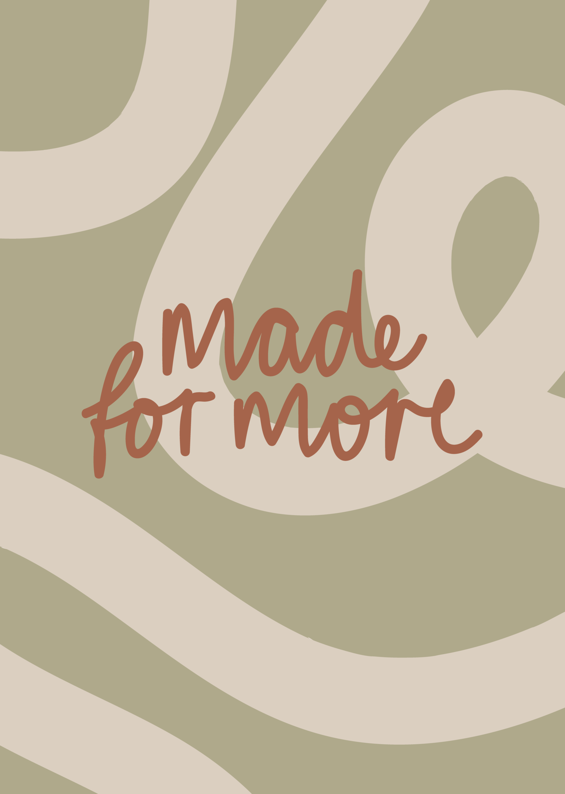 Poster »made for more« 3 Mookho.de - Marktplatz für christliche Marken, Made for more.