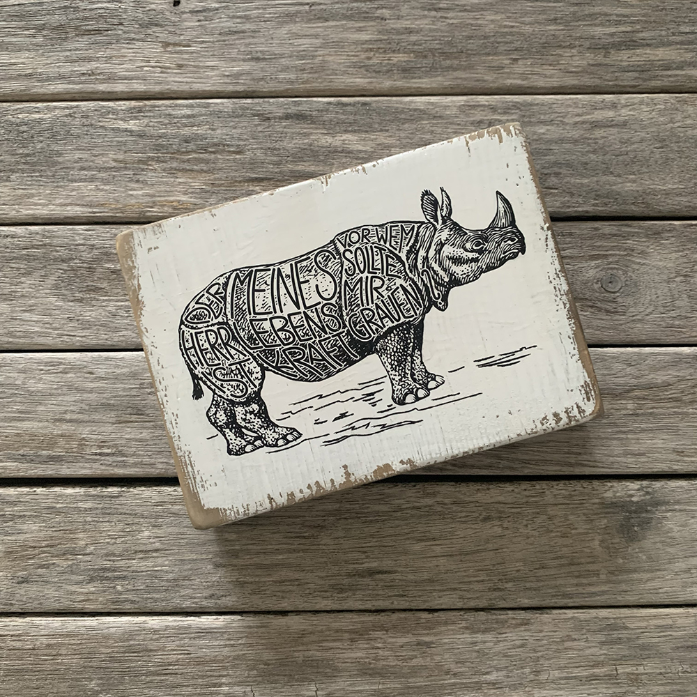 Dekoschild "Hippo" 3 Dekoschild "Hippo" – Bild 3